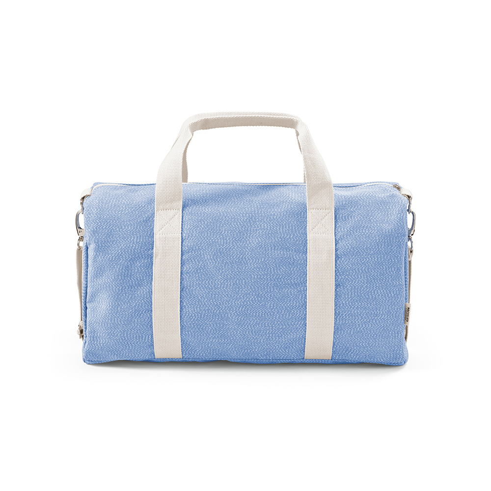 Sac de sport promotionnel en coton recyclé 450g Seoul Bleu pastel